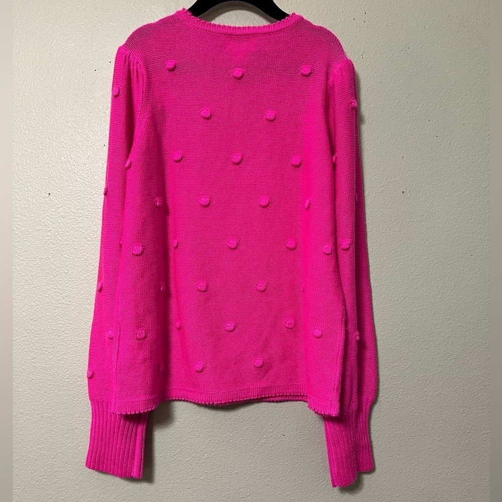 Girls Lilly Pulitzer Hot Pink Sweater - Size XL - Picture 4 of 6